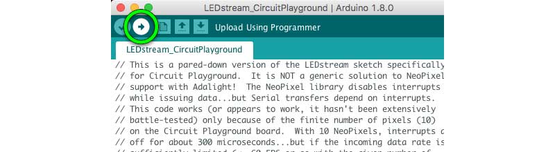 Upload Code to Circuit Playground